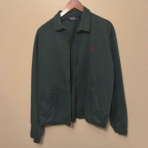 Vintage 90s Polo Ralph Lauren Harrington Jacket Green Large